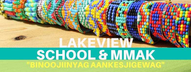 "Binoojiinyag Aankesjigewag" (The Children Make Patterns)