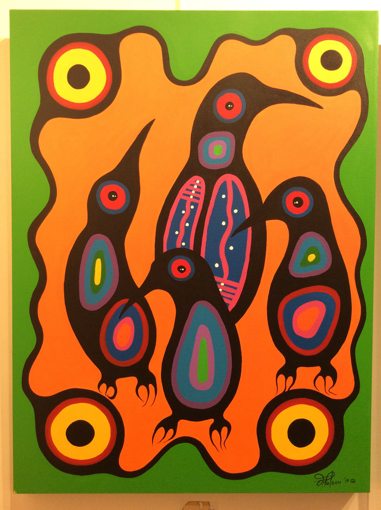 “Family Of Loons” by Frank Polson