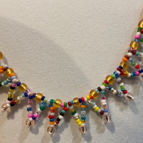 Beaded Necklace and Earrings