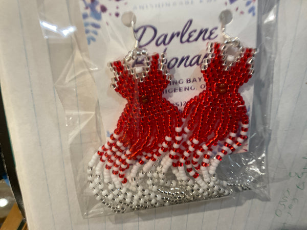Red Dress Earrings
