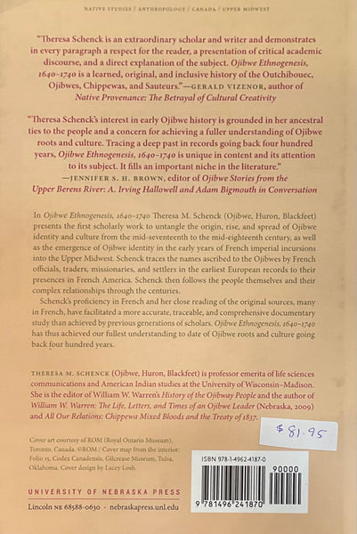 Ojibwe Ethnogenesis 1640-1740