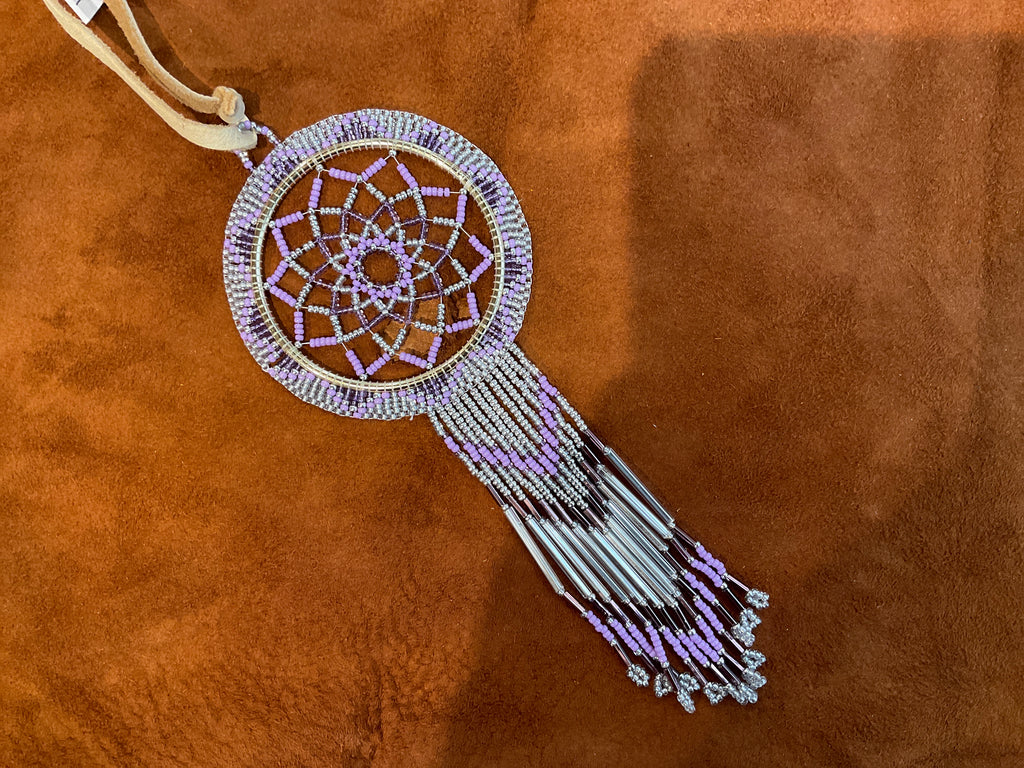 purple beaded Dream weaver