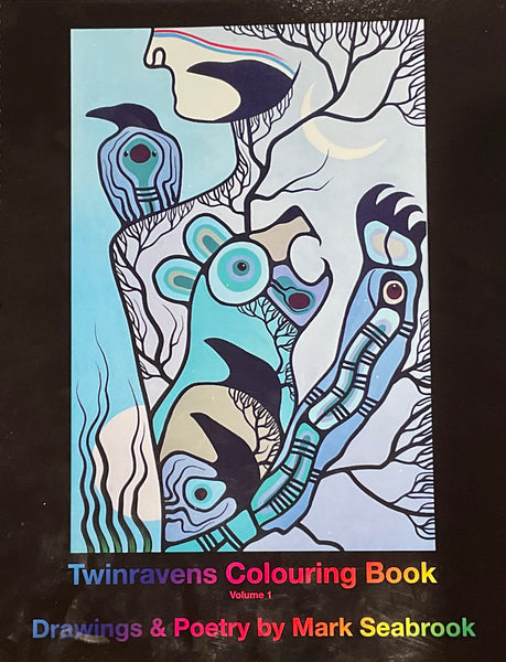 Twin Ravens Colouring Book