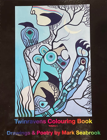 Twin Ravens Colouring Book