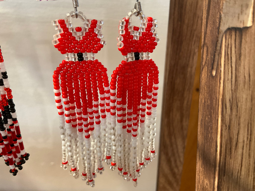 Red Dress Earrings