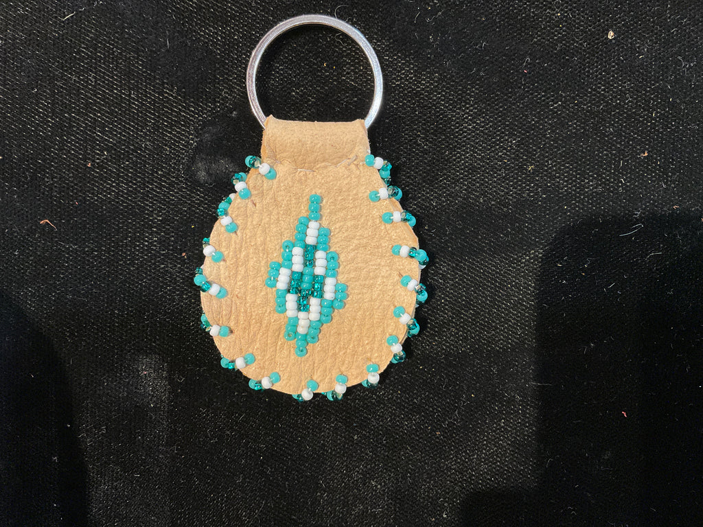 Beaded Diamond Keychain