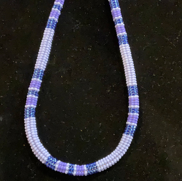 Purple Beaded choker