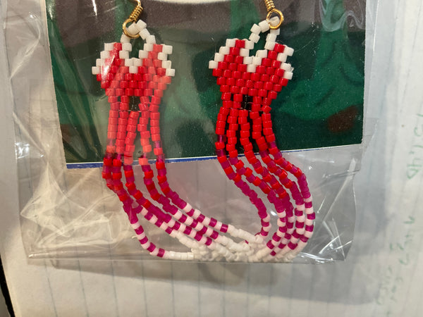 Red Dress Earrings