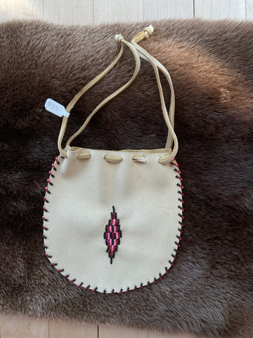 Beaded Drawstring Purse