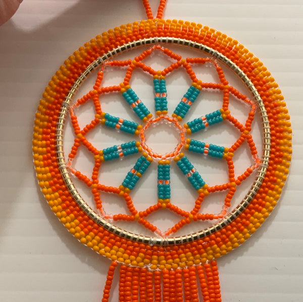 Orange Dream Catcher