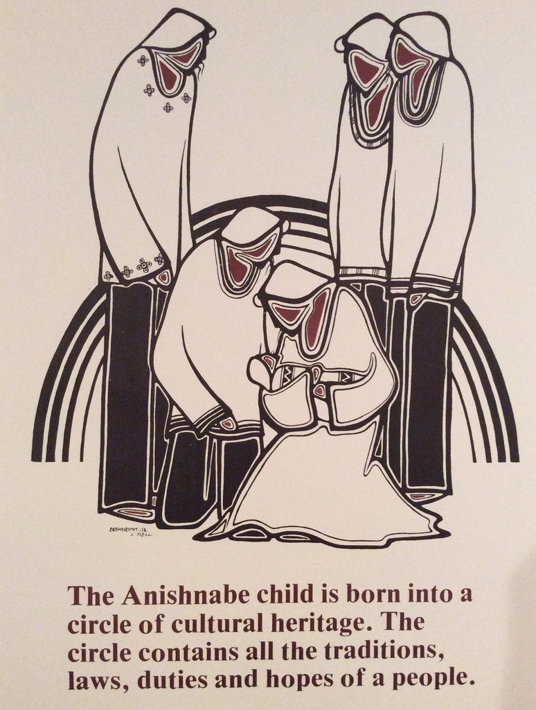 Anishinabe Child by Leland Bell