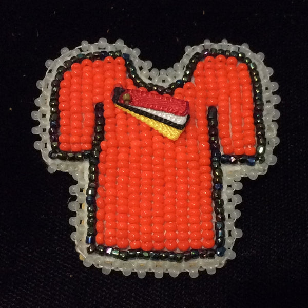 Orange shirt sew on pin