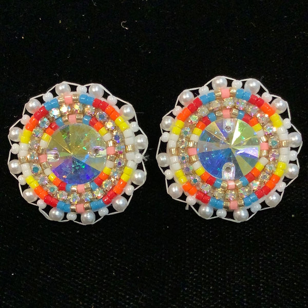 Sew on gem studs