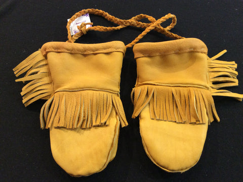 Children’s leather mitts