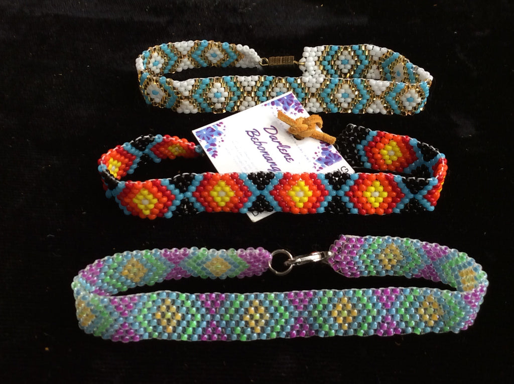 Peyote stitch bracelet