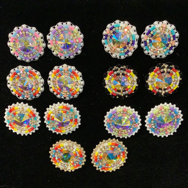 Sew on gem studs