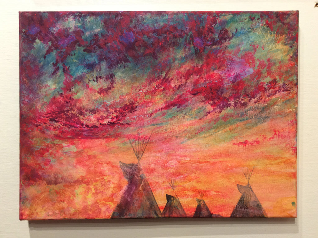 “Teepees Remind Me of Home pt. 2” Dustin Roy Madahbee